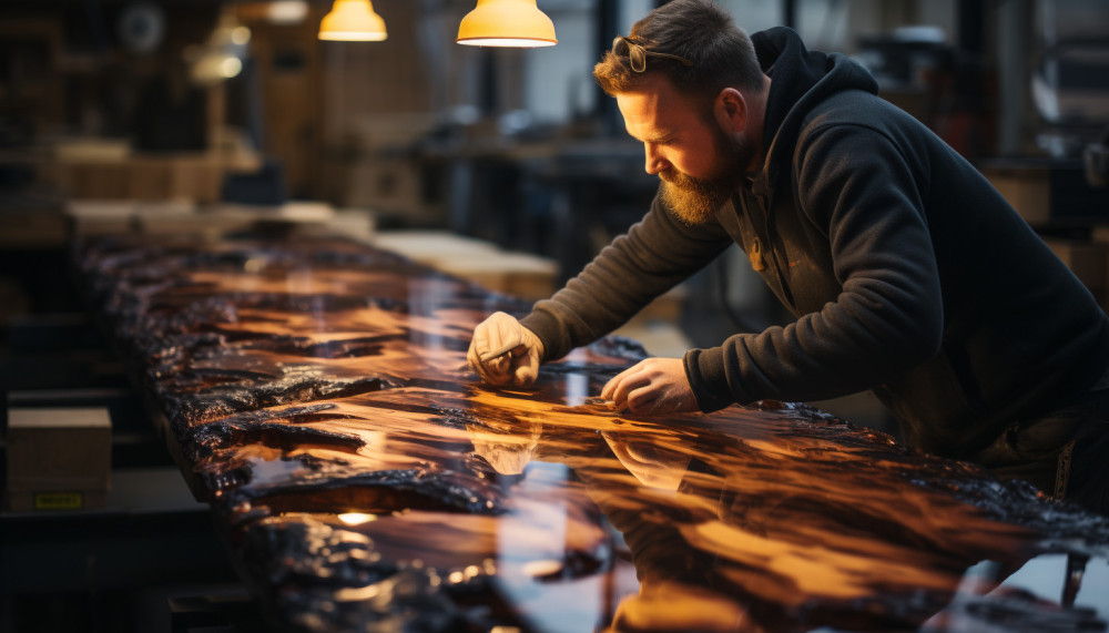 Perché scegliere i tavoli in legno pregiato con resina epossidica ?